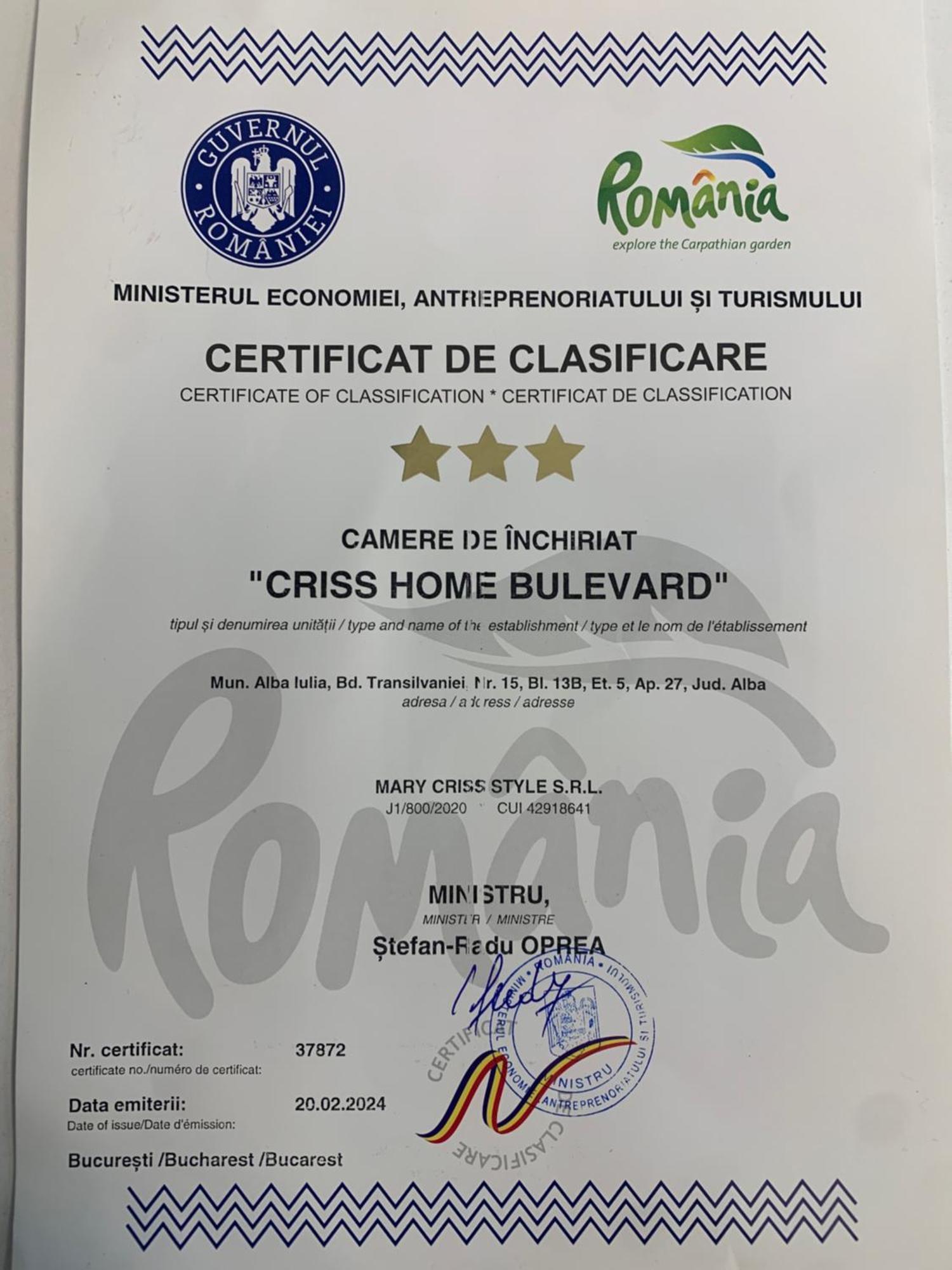 Criss Home Bulevard Alba Iulia Luaran gambar